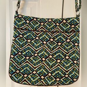 Vera Bradley On the Horizon Rain Forest Hipster Crossbody